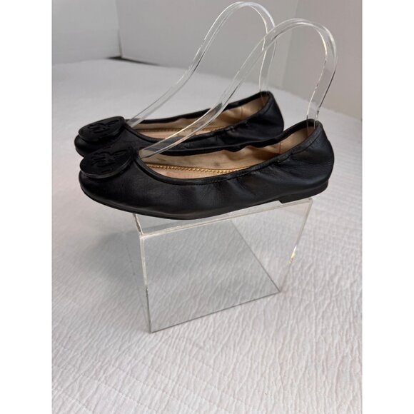 Sam Edelman Black Ballet Flats Logo Detail 6.5 - Picture 5 of 11